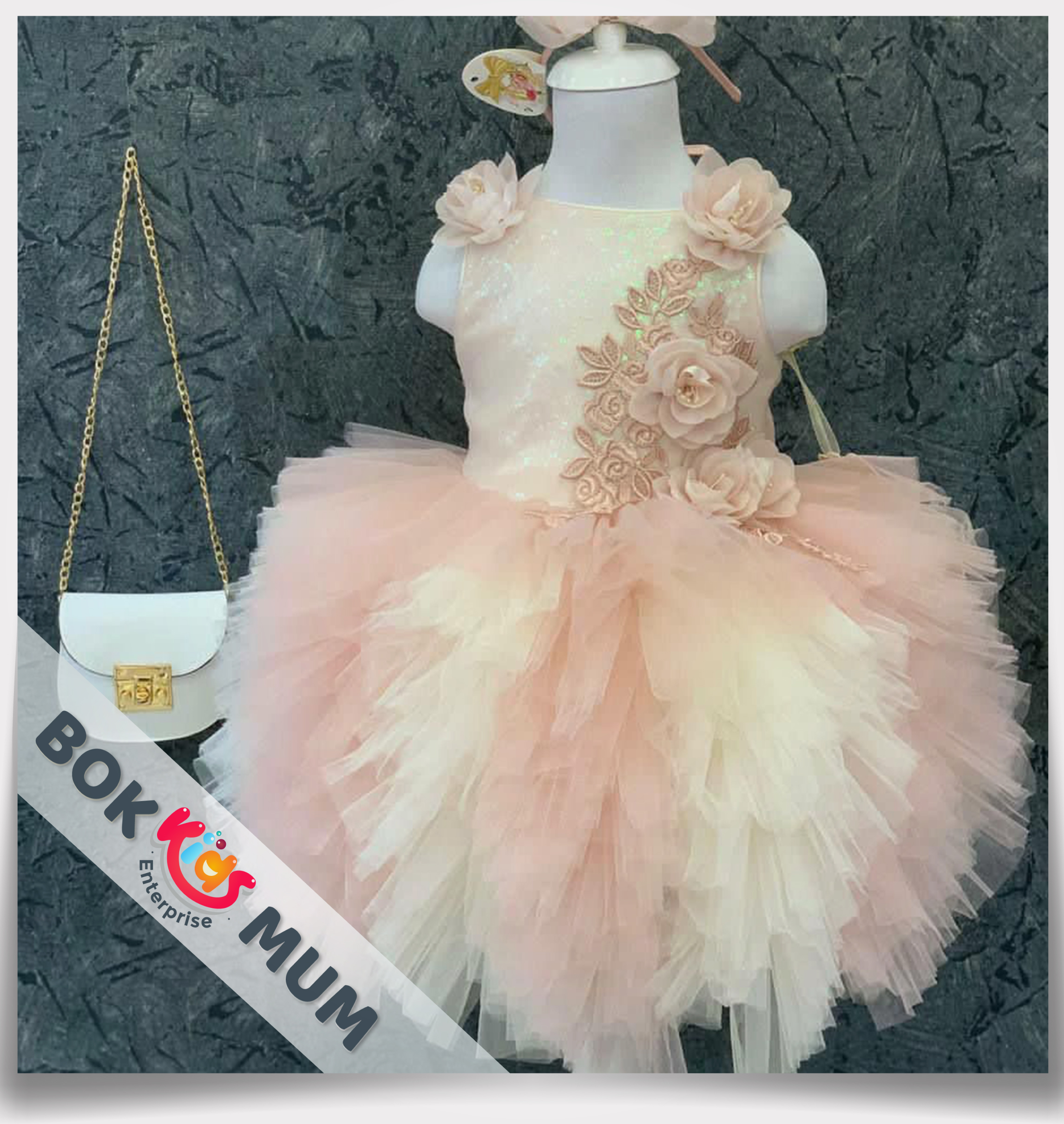 Girls Gown Party Dress FM2